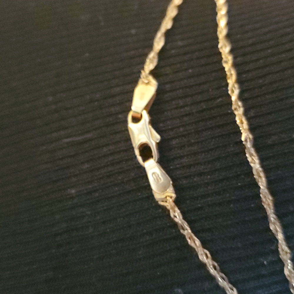 14k Gold 25 Inch Rope Chain - Picture 7 of 8